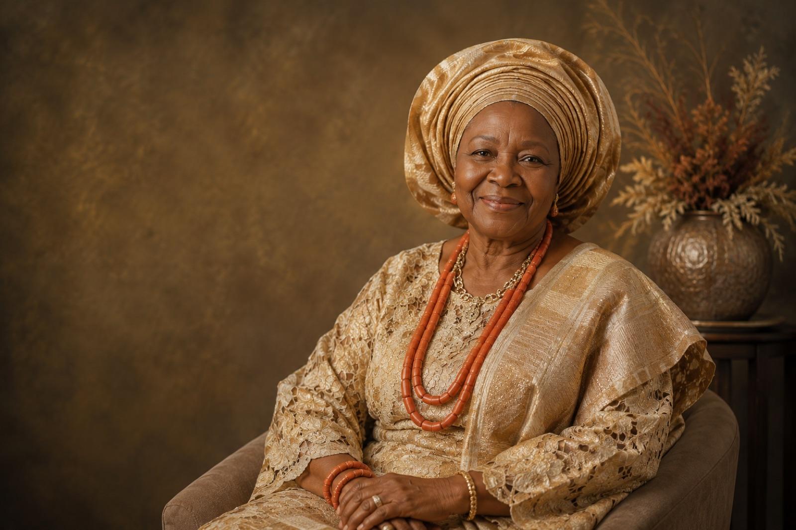 Elegant birthday portrait